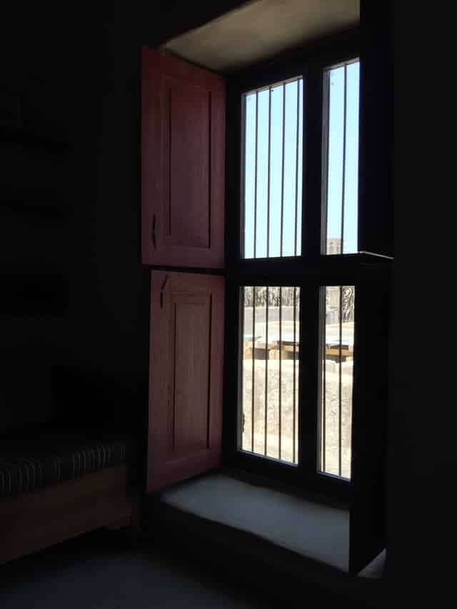 window with security bars