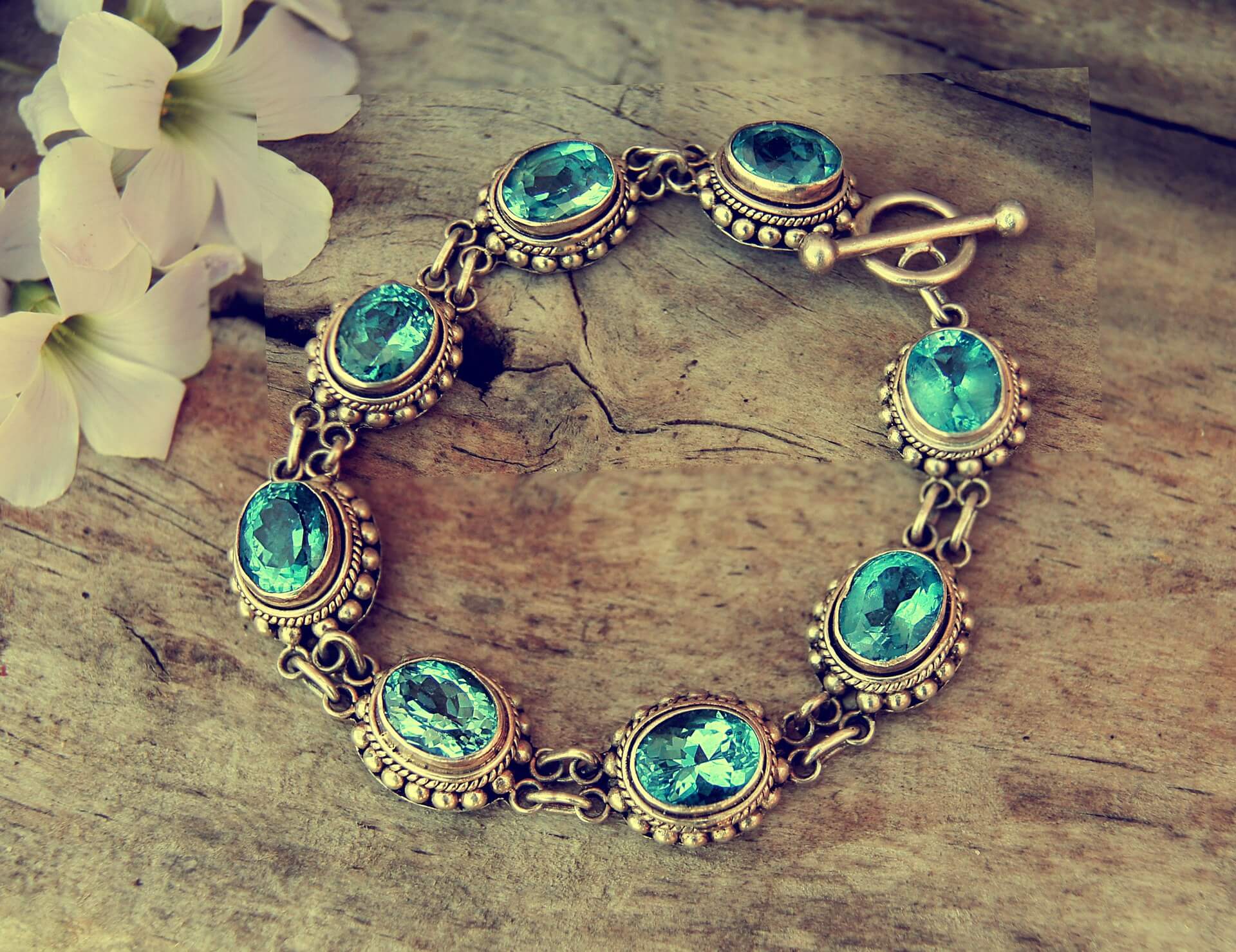 bracelet with gems